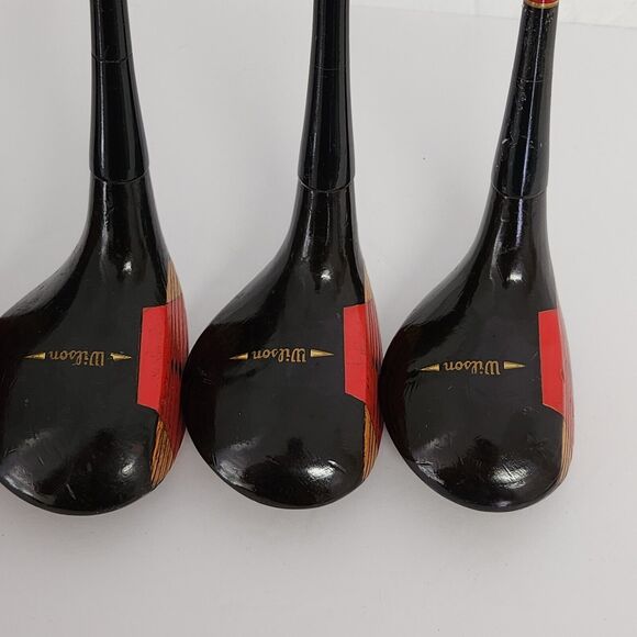 Vintage Wilson Staff-II 4300 Strata Block Wood Set 1,3,4,5 Regular Steel RH Fair - Picture 2 of 16